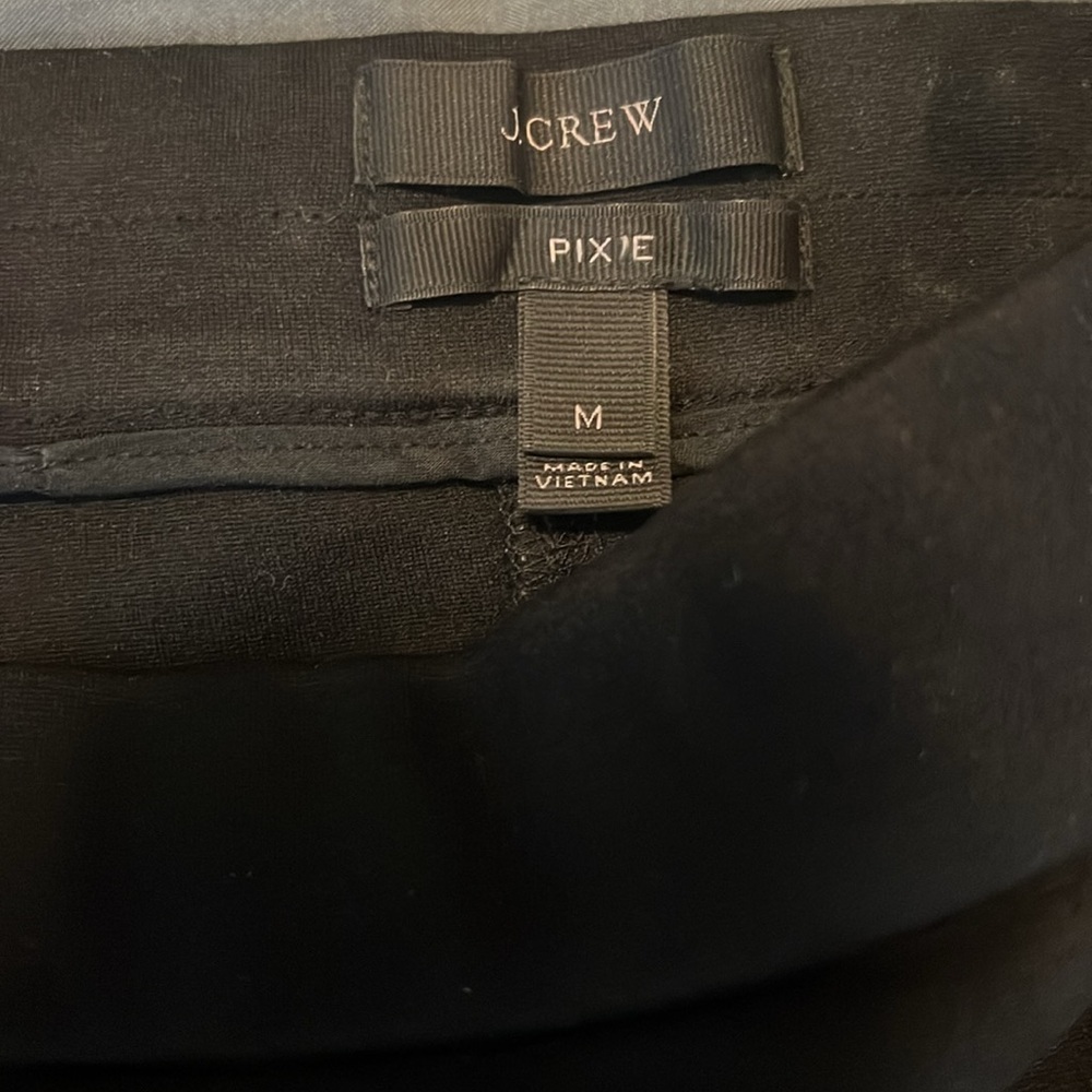 JCrew Pixie Pant Black Size Medium - image 2